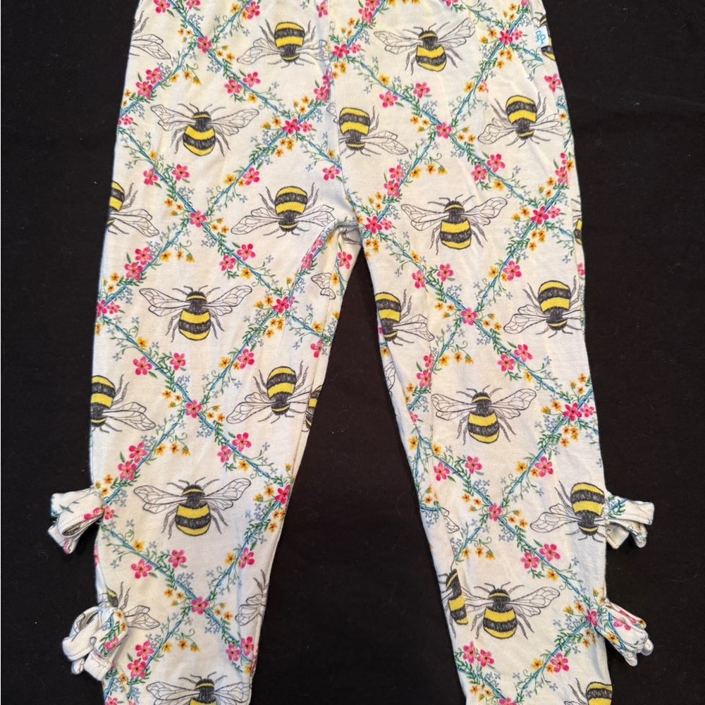 Posh Peanut Floral Bee Print Leggings